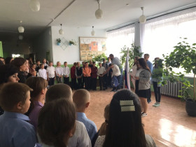 Акция, посвященная детям Беслана и борьбе с терроризмом.в Новокопыловской школе.